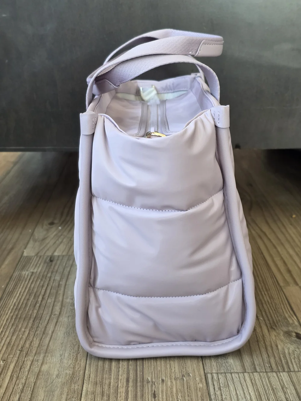 Kate Spade Kip Puffy Small Tote in Lavender Smoke